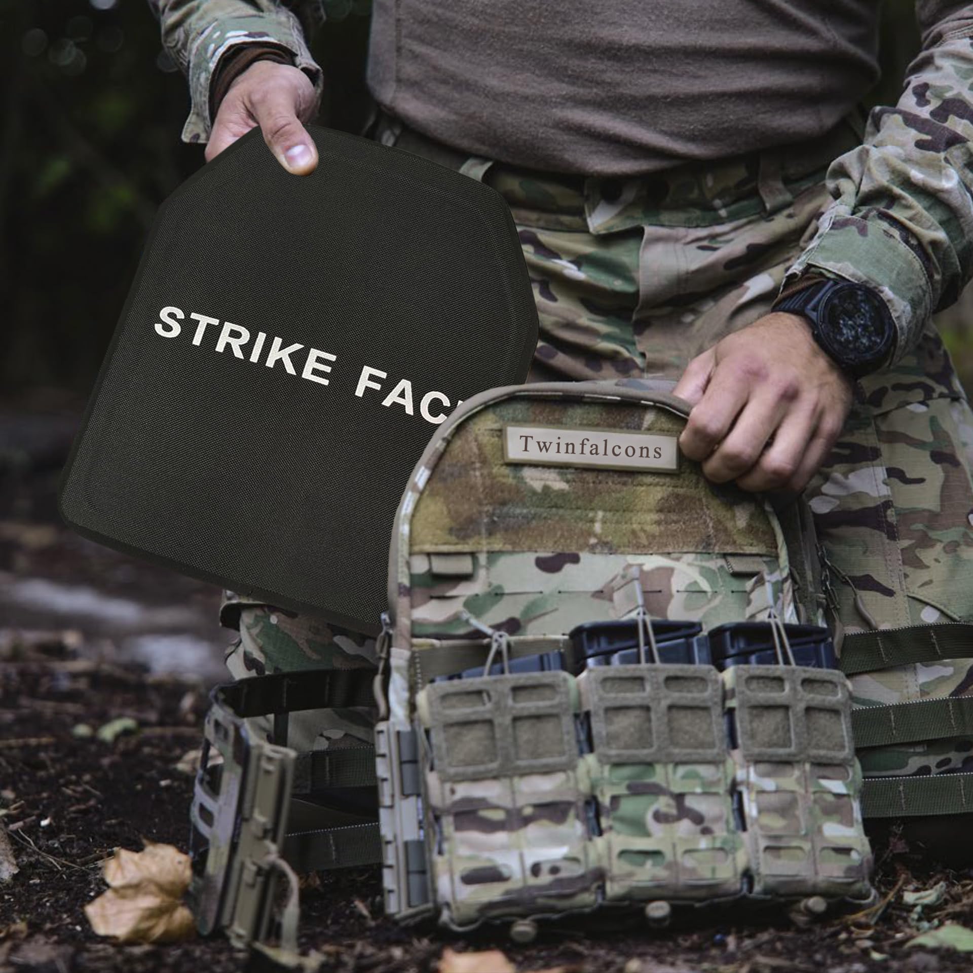 Amazon | [TWINFALCONS] 防弾プレート 鉄板 NIJ IIIA 実物